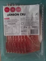 Mängden socker i Jambon cru 8 tranches
