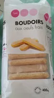 Mängden socker i Boudoirs aux oeufs frais