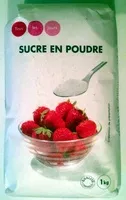 Mängden socker i Sucre en poudre 1kg Tous les jours