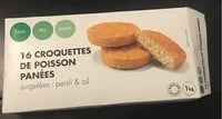 Mängden socker i Croquettes de Poisson Ail et Fines Herbes