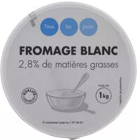Mängden socker i Fromage blanc à 2,8 % de matière grasse