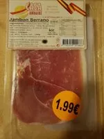 Mängden socker i Jambon Serrano