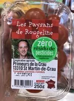 Mängden socker i Tomates cerises rondes