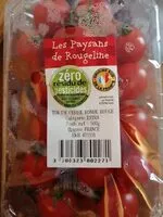 Mängden socker i Tomate cerise ronde rouge
