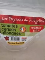 Mängden socker i Tomates cerises allongées