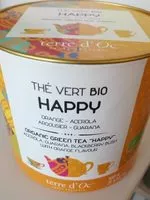 Mängden socker i Terre Doc Groene Thee Happy