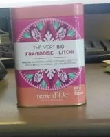 Mängden socker i Thé vert bio Framboise Litchi