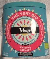 Mängden socker i Thé vert bio Tobago - Passion grenade