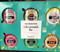 Mängden socker i 6 thés gourmands