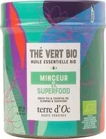 Mängden socker i Thé vert minceur saveur pissenlit et fève de cacao Bio