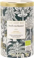 Mängden socker i Thé vert Noël enchanté saveur agrumes & pain d'épices Bio