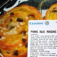 Mängden socker i Pain aux raisins