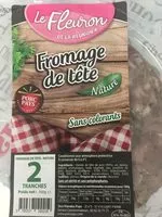 Mängden socker i Fromage de tête