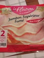 Mängden socker i Jambon supérieur fumé