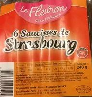 Mängden socker i Saucisses de Strasbourg x6