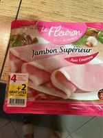 Mängden socker i Jambon Supérieur avec couenne x6