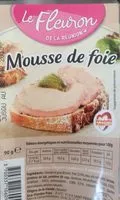 Mängden socker i Mousse de foie nature