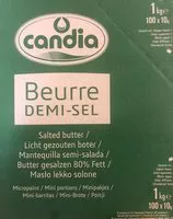 Mängden socker i Beurre Demi-sel Micro-pain