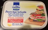 Mängden socker i Beurre Doux Allégé 40% Tartinable Spécial Sandwich
