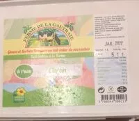 Mängden socker i Glace à l’eau au citron