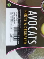 Mängden socker i 2 avocats prêts à déguster