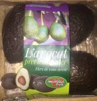 Mängden socker i Avocat prêt à deguster