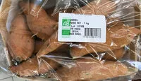 Mängden socker i Patate douce biologique