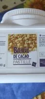 Mängden socker i Beurre de cacao en pastille
