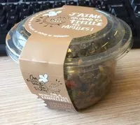 Mängden socker i Lentilles edamame poivrons confits