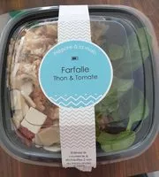 Mängden socker i Farfalle thon et tomate