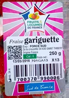 Mängden socker i Fraise gariguette