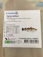 Mängden socker i Filet de cabillaud