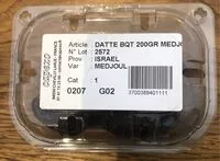 Mängden socker i Datte bqt medjoul