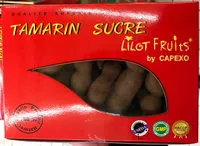 Mängden socker i Tamarin Sucre