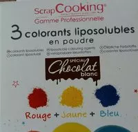 Mängden socker i 3 Colorants Solubles En Poudre - Scrapcooking