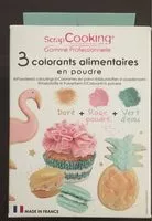 Mängden socker i Trois colorant alimentaire en poudre