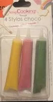 Mängden socker i 4 stylos choco
