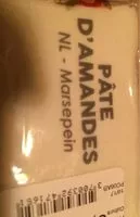 Mängden socker i Pâte d’amandes