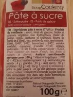 Mängden socker i Pâte à Sucre - Rouge - 100G - Scrapcooking