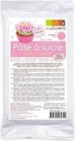 Mängden socker i Pâte à Sucre Arôme Vanille 250 G Rose - Scrapcooking