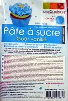 Mängden socker i Pâte à sucre bleu - goût vanillé