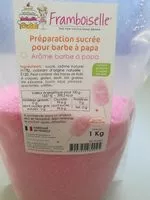 Mängden socker i Préparation sucré pour barbe à papa