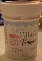 Mängden socker i Colorant de surface doré