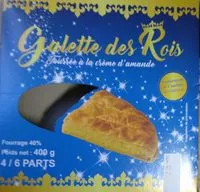Mängden socker i Galette des rois à la crème d'amande