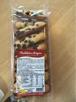 Mängden socker i Madeleines Longues aux Raisins
