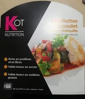 Mängden socker i Aiguillettes de poulet et sa ratatouille