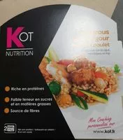 Mängden socker i Couscous de boulgour boeuf et poulet