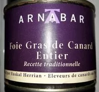 Mängden socker i Foie Gras de Canard Entier