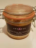 Mängden socker i Foie gras de canard entier