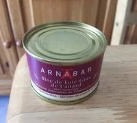 Mängden socker i Bloc de foie gras de canard